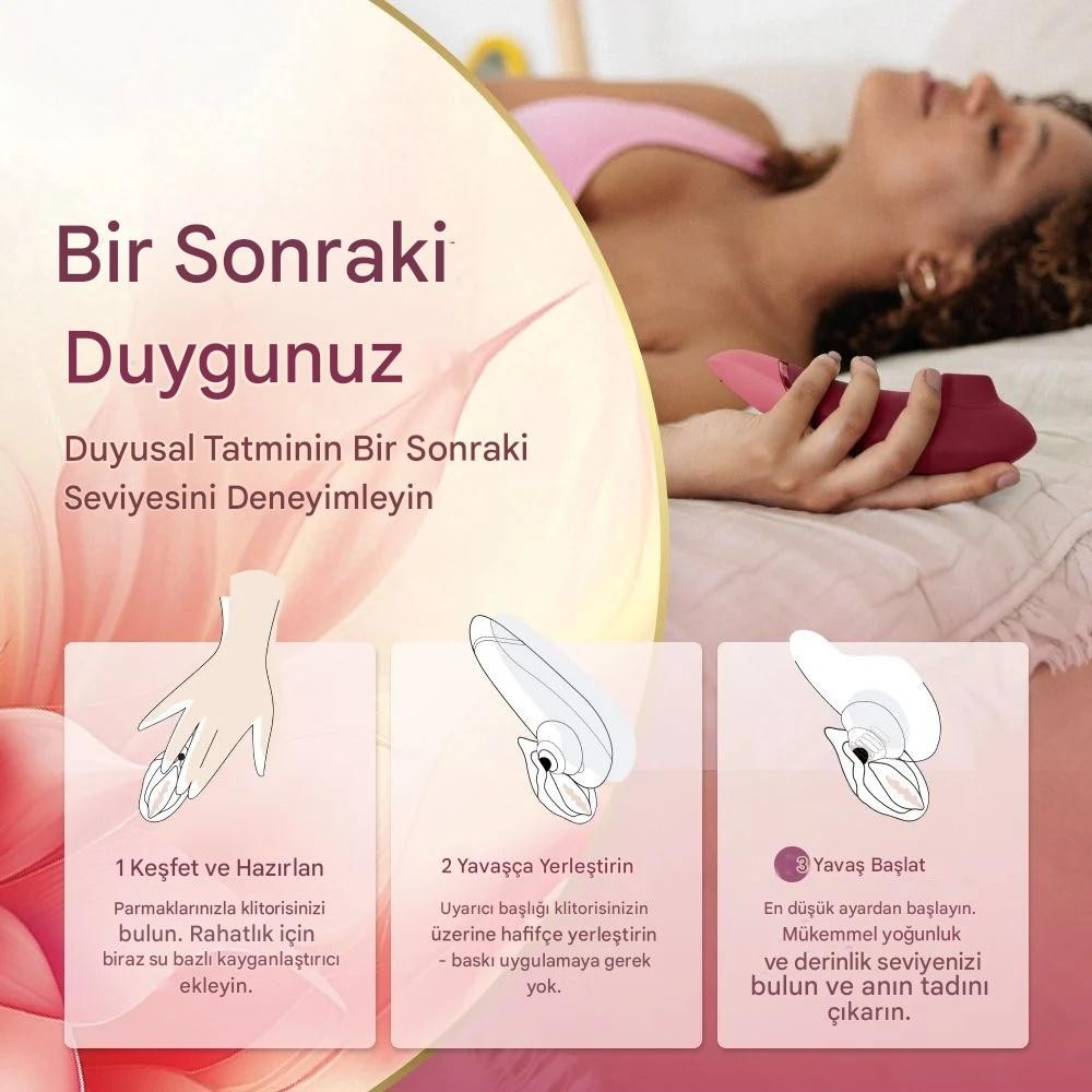 Womanizer Next Sensual Kırmızı Klitoral Smilasyon Vibratörü