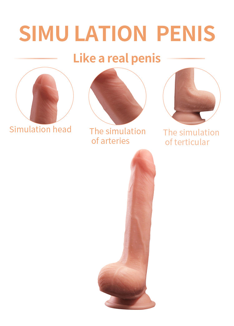 Xiom Hareketli Dış Yüzey Özel Seri Ultra Yumuşak Kıkırdaklı Kemerli Realistik Penis