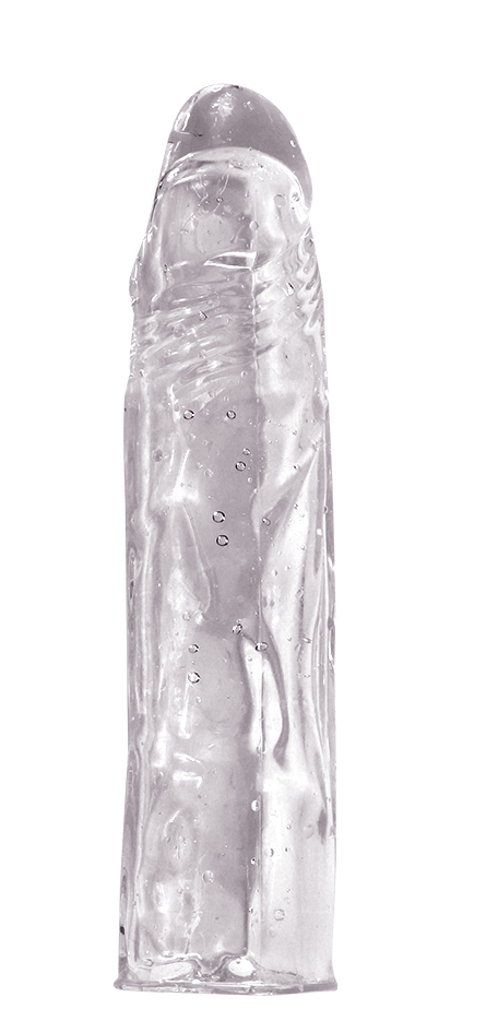 Xise Beck 16.5 Cm Şeffaf Görünümlü Damarlı Penis Kılıfı