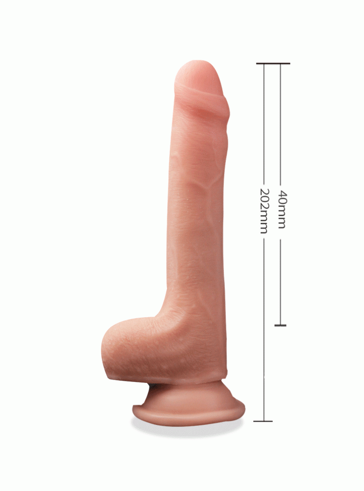 Hunzi Hareketli Dış Yüzey Özel Seri Ultra Yumuşak Kıkırdaklı Kemerli Realistik Penis